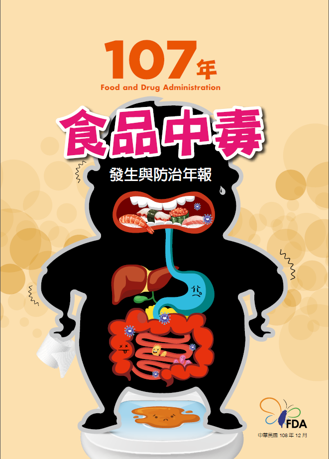 107年食品中毒發生與防治年報 