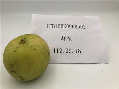 日本出口「梨子」農藥殘留含量不符規定