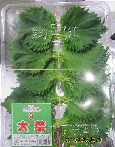 日本出口「紫蘇葉」農藥殘留含量不符規定