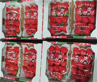 日本出口「鮮草莓」農藥殘留含量不符規定