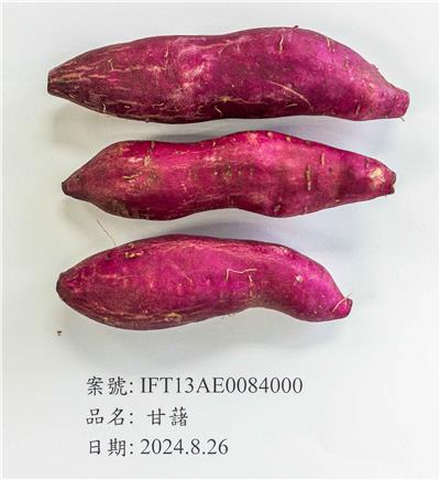 日本出口「甘藷」農藥殘留含量不符規定