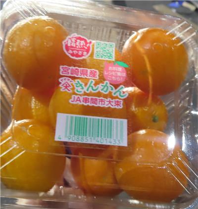日本出口「鮮金柑」農藥殘留含量不符規定