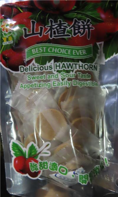 中國大陸出口「山楂餅」防腐劑含量不符規定