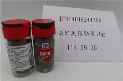 埃及出口「羅勒葉」農藥殘留含量不符規定